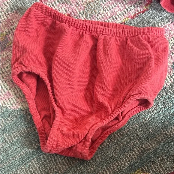 Red Polo Ralph Lauren dress with Bloomers - Picture 2 of 5